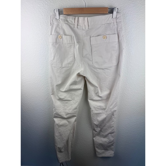 Banana Republic 8L Beige Khaki Utility Pants Western Slim Fit Chino - Picture 2 of 9